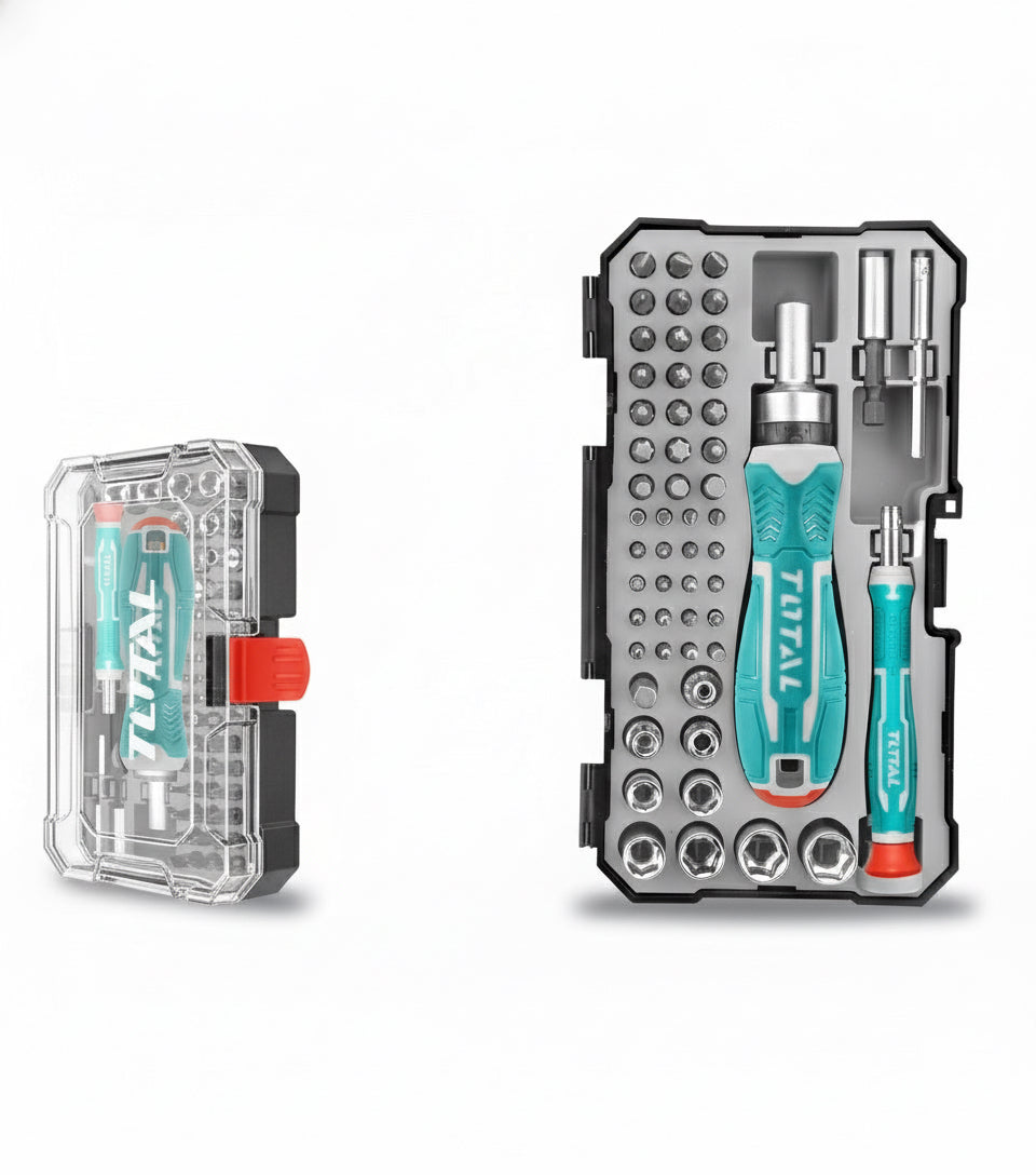 طقم مفك راتشت 55 ق TOTAL