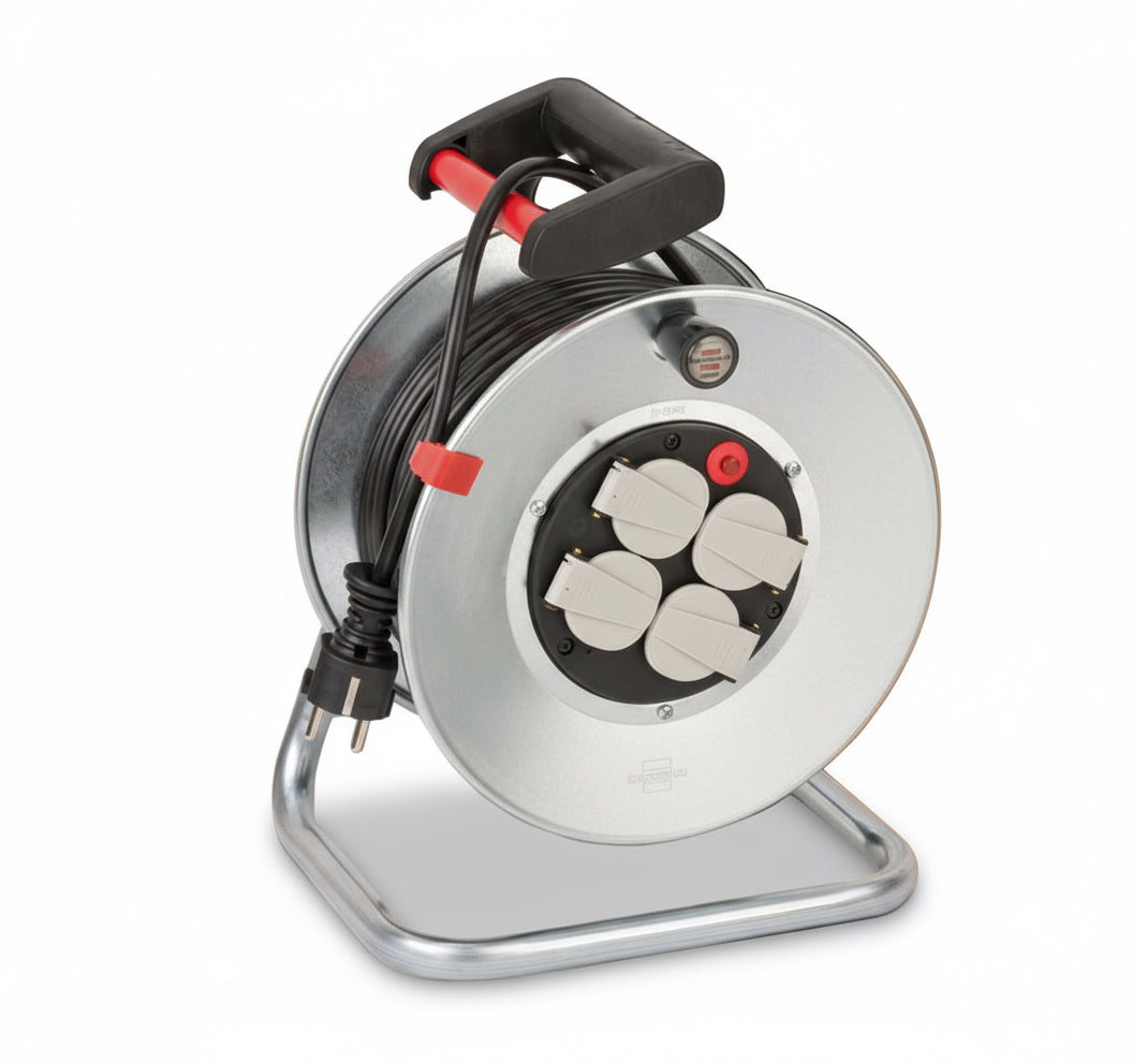 مشترك كهرباء بكرة 4فتحة 25متر 1.5مم المانى BRENNENSTUHL