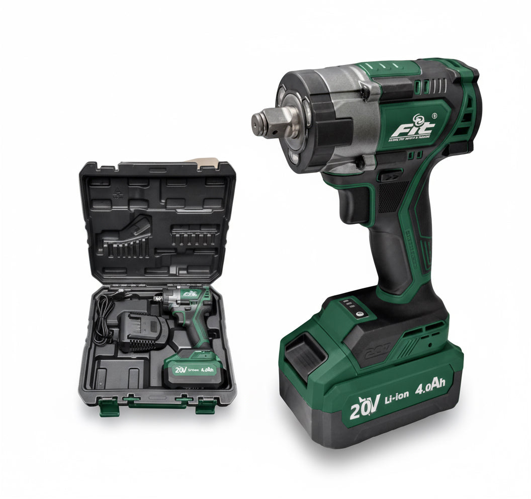 دريل بطارية 1/2بوصة 20 فولت +1بطارية 650نيوتن FIT