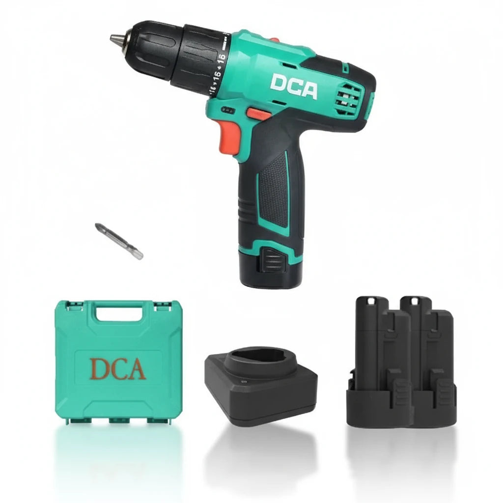 شنيور بطارية 12 فولت براشليس +2 بطارية 35نيوتن DCA