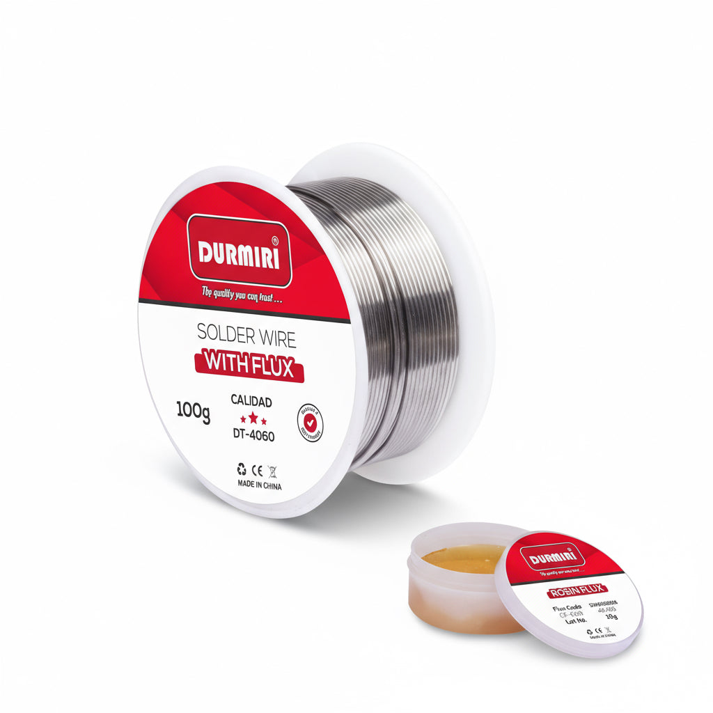 قصدير لحام 0.8مم مع فلكس 100جرام DURMIRI