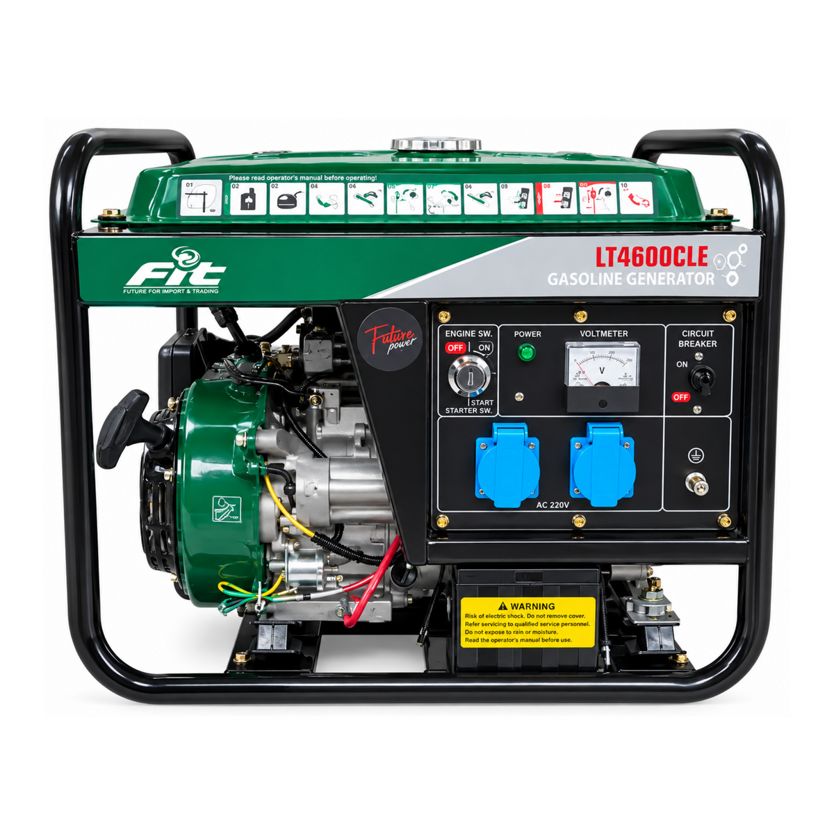 مولد كهرباء بنزين LT-4600 صافى 2.3KW ملفات الومنيوم FIT