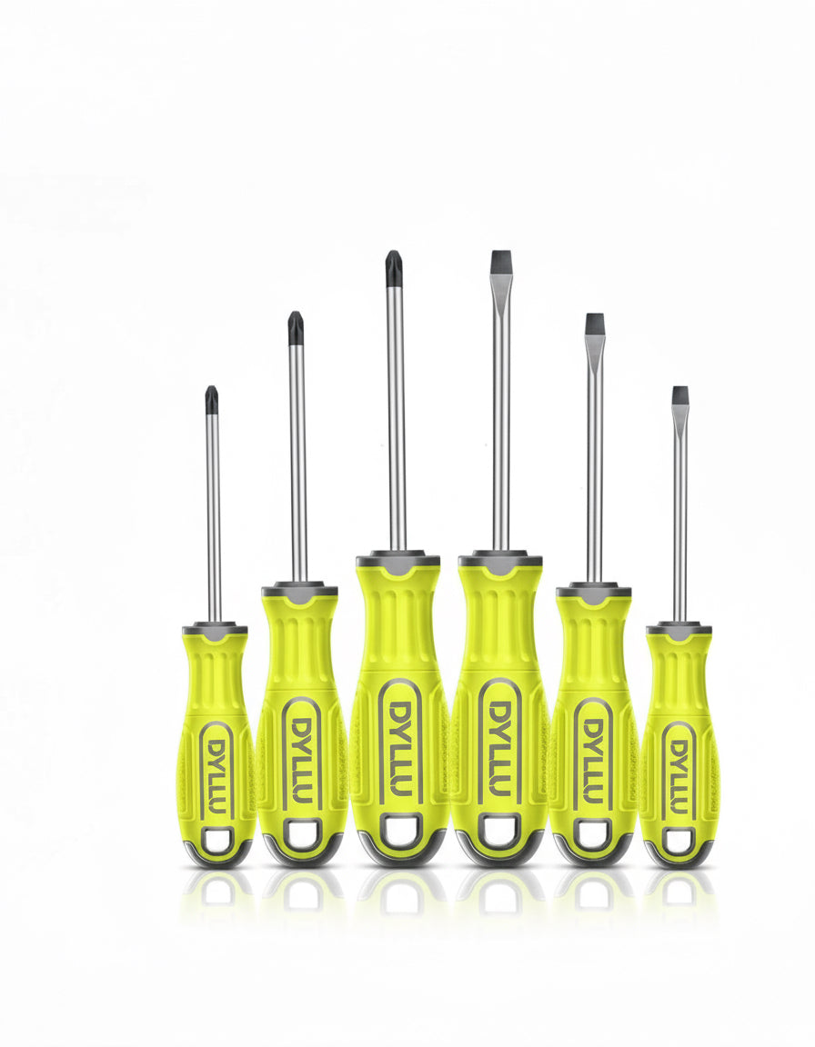 طقم مفك 6قطعة يد بلاستيك DYLLU