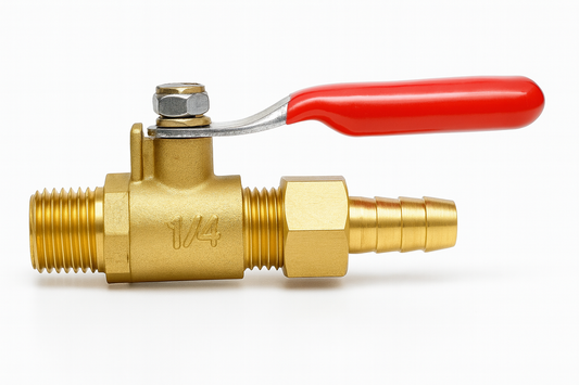 محبس 1/4" يد حمراء