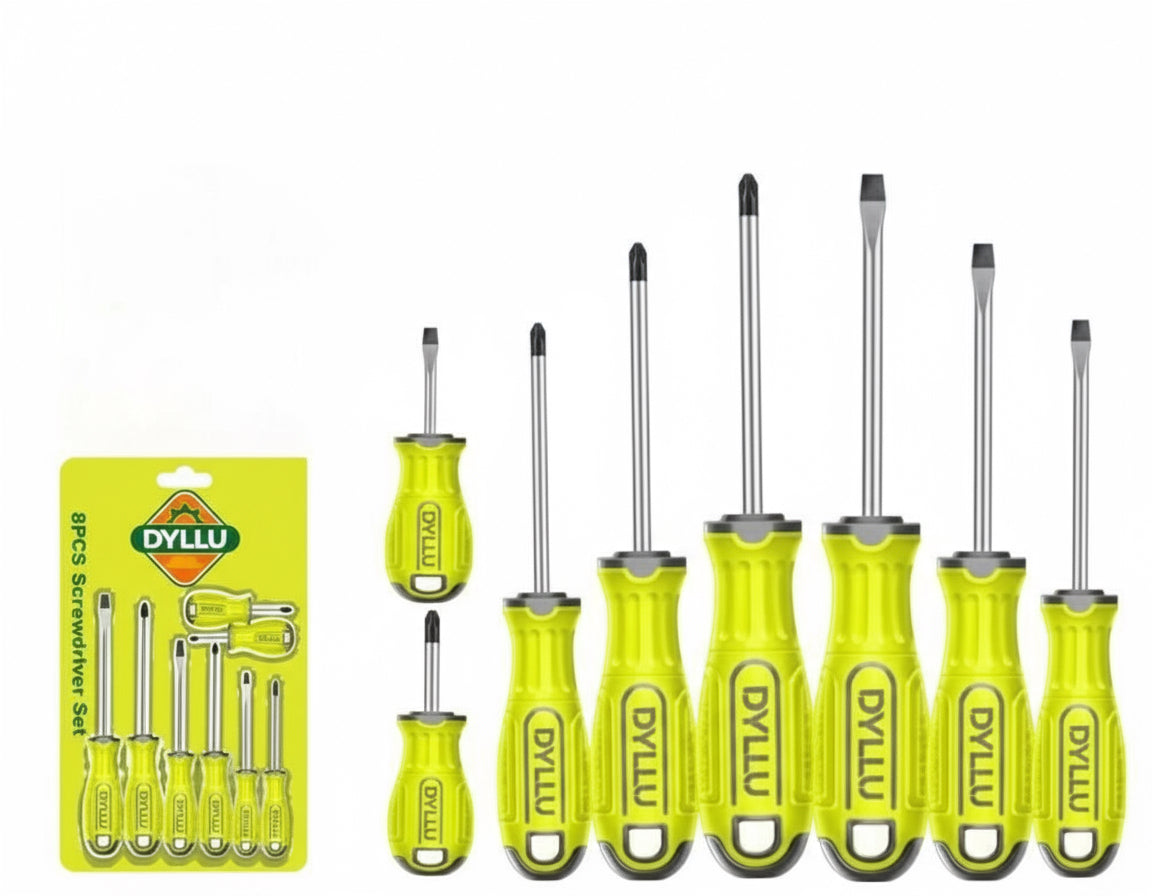 طقم مفك 8قطعة يد كاوتش DYLLU