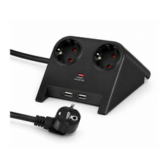 مشترك كهرباء 2 فتحة + 2 USB سلك 1.8متر BRENNENSTUHL