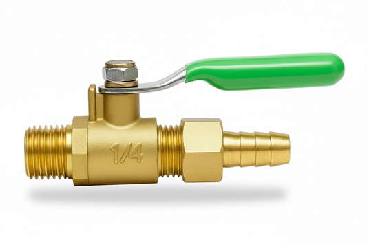 محبس 1/4 بوصة نحاس ثقيل يد خضراء FIT