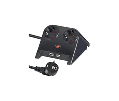 مشترك كهرباء 2 فتحة + 2 USB سلك 1.8متر BRENNENSTUHL