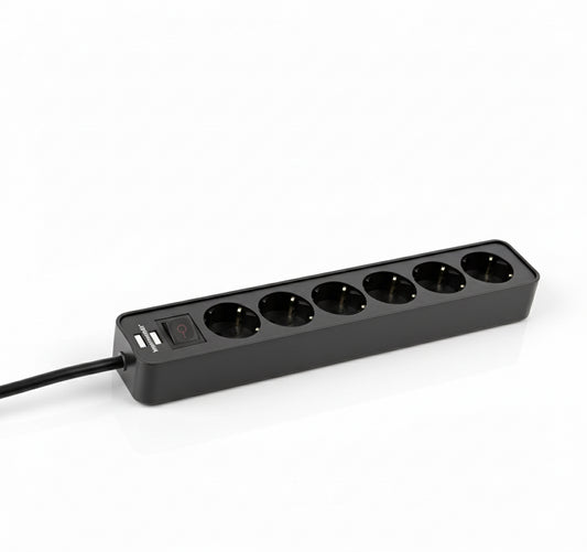 مشترك كهرباء 6 فتحة سلك 1.5متر BRENNENSTUHL